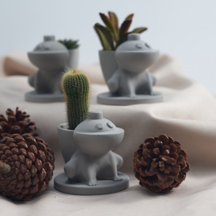 「招財進寶盆」的盆栽裝飾功能，可種植小型植物，擺放在居家財位或辦公室招財都相當適合