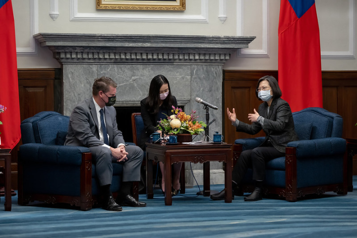 總統接見華府智庫「2049計畫研究所」訪問團，並致詞