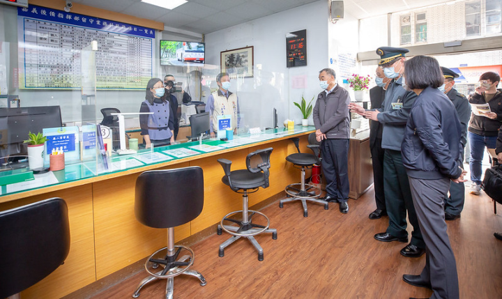 總統視導後備軍人服務台各項工作概況