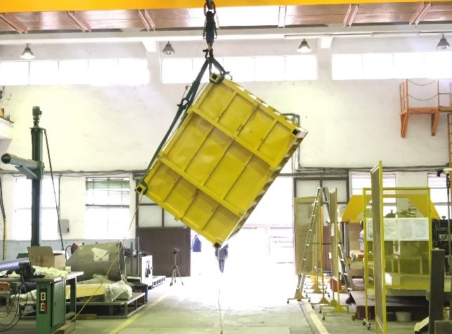 除役盛裝容器墜落試驗安全檢查