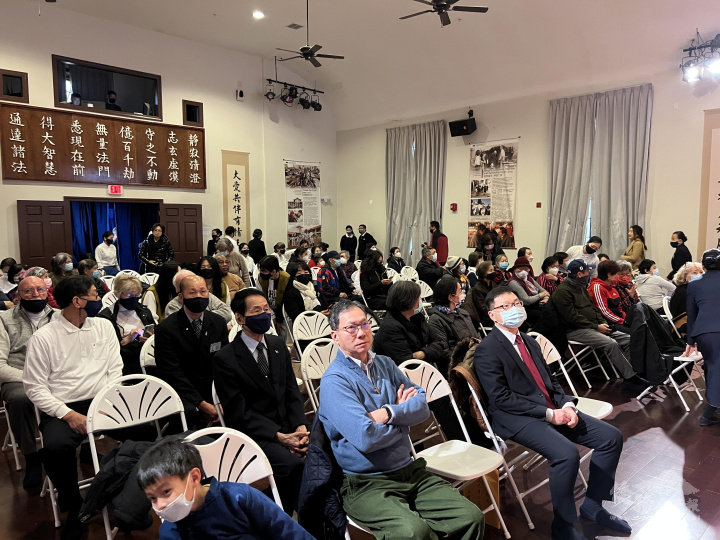 波士頓慈濟難得恢復實體活動，當天會場不斷加座椅，有逾百人出席