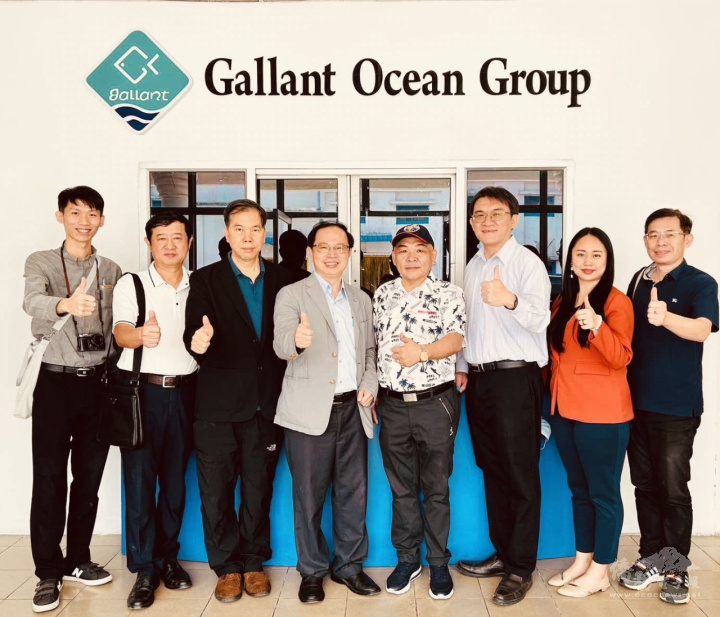 駱文傑一行拜會臺商企業-佳鴻水產Gallant Ocean Group