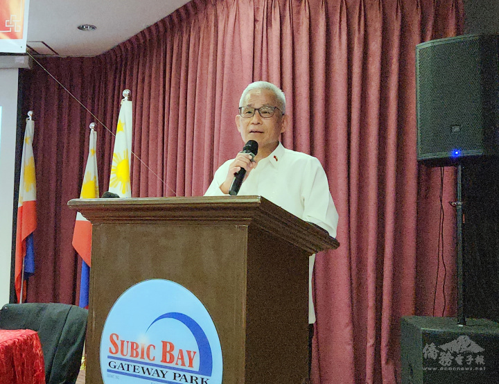 大使徐佩勇致詞說明新年新願景