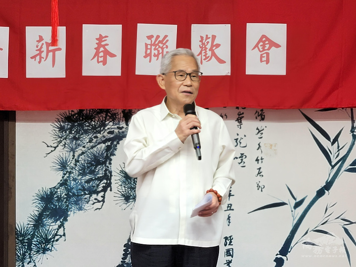 徐佩勇說，期盼菲華文經總會能夠鼓勵更多華裔青年赴臺就學