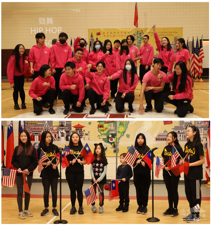 FASCA學員(上)和南密合唱團(下)帶來年輕有活力的勁歌熱舞