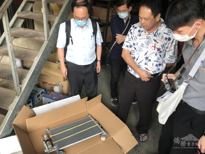 駱文傑一行拜會臺商企業-白絲帶冷氣系統公司