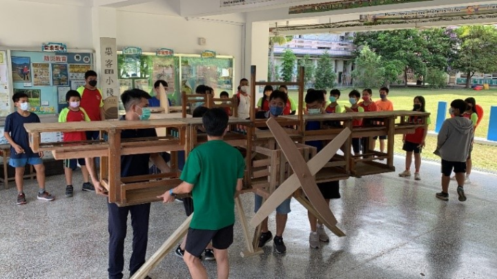 大武國小飛機裝置藝術