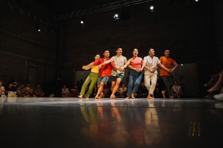 蒂摩爾古薪舞集_林文中，去排灣─選粹，2022，現場演出，藝術家提供。