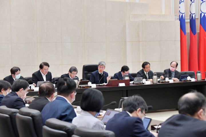 行政院長陳建仁主持行政院112年第1次治安會報