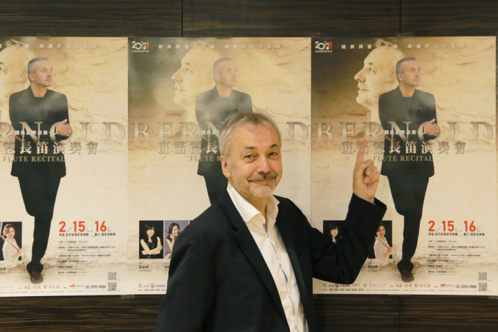 睽違5年，法長笛名家菲利浦．班諾德（Philippe Bernold）（圖）抵台舉行音樂會，目前班諾德任教於法國國立巴黎高等音樂學院長笛及室內樂教授，培育英才無數。（新象藝術提供） 
