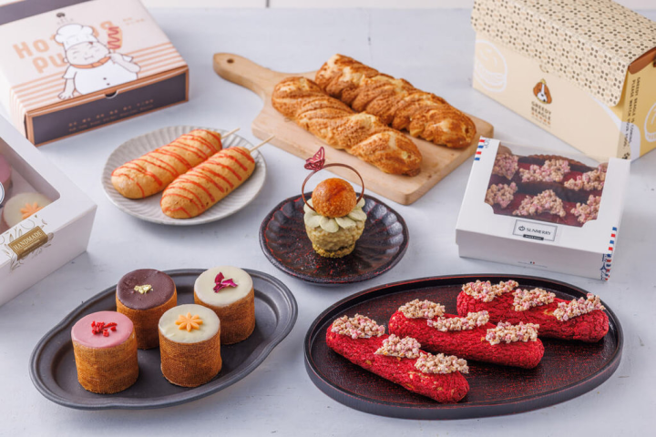 2023台灣烘焙大賞潛力獎以「泡芙」為主題，號召全台超過30間泡芙店家熱烈參賽，金獎由台北諾富特華航桃園機場飯店的Deli烘焙坊獲得。（台北市糕餅商業同業公會提供）