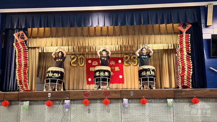 擂鼓隊現場演出