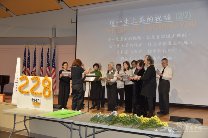 芝城台灣社區教會獻詩二首《這一生上美的祝福》及《無限的愛》