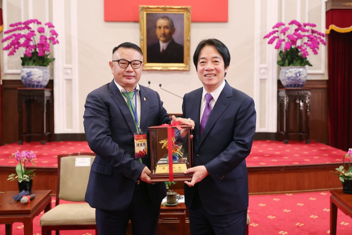 賴清德副總統20日上午接見「第30屆幼鐸獎得獎人及中華幼兒敎育策進會陪同人員」