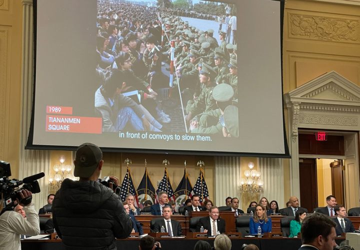 美國眾議院「中國問題特別委員會」成立以來首場聽證會2月28日晚間登場，主席蓋拉格開場播放一支影片，講述中國從六四事件至近年來壓制香港人民等侵犯人權行徑。