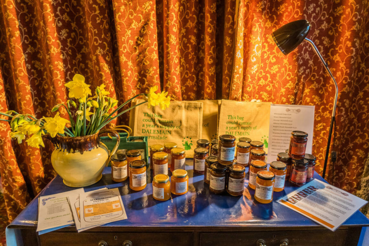 世界柑橘類果醬大賽每年在英格蘭湖區的英國一級古蹟達拉蔓莊園舉行頒獎典禮，展示得獎作品，既發揚傳統又鼓勵創新。（三福果富／Ning yuhsiang提供）