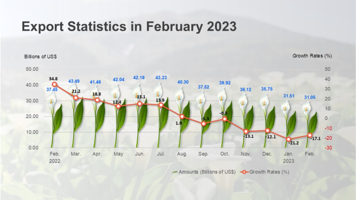 Export Statistics in February 2023