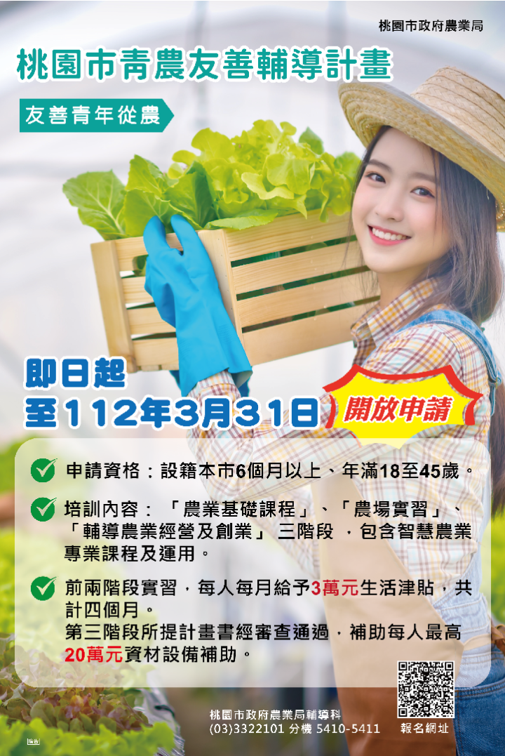 桃園市青農友善輔導計畫