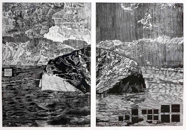 藝術家曾美禎木口木刻版畫作品〈紋字風景系列：雙〉於2016年獲英國皇家版畫協會「最佳藝術作品」