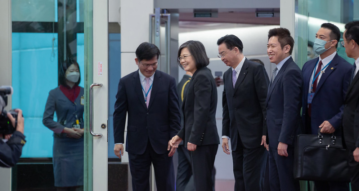 President Tsai embarks on a 10-day visit to allies Guatemala and Belize.