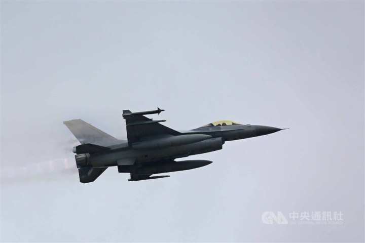 A F-16 fight jet of the Republic of China (Taiwan) Air Force. CNA file photo