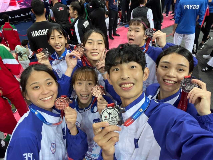 美國跆拳道公開賽 台灣再添1銀2銅。 (圖:徐晧祐臉書)