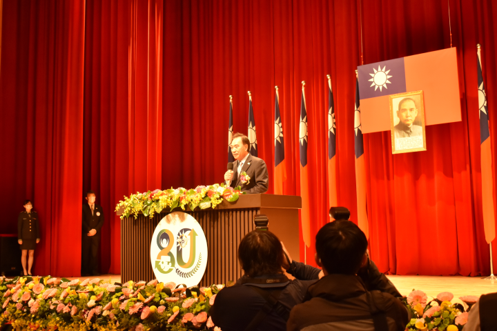內政部政務次長吳容輝於第80屆兵役節慶祝大會致詞
