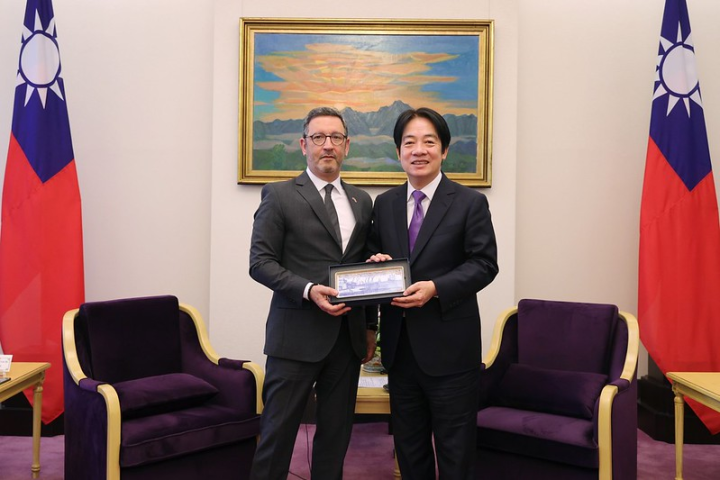 賴清德副總統17日上午接見「葡萄牙國會議員訪問團」