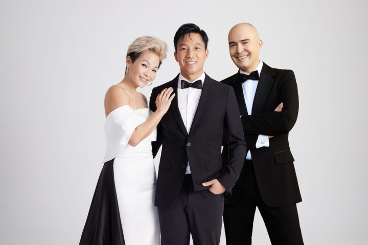 導演李安經典電影「囍宴」音樂劇宣布啟動新版製作，由台裔美籍演員楊呈偉（中）擔任藝術總監，選角工作也即將展開。（華文音樂劇公司提供）