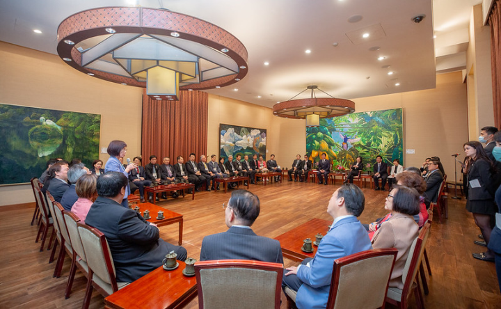 總統接見「第30屆亞洲臺灣商會聯合總會回國訪問團」