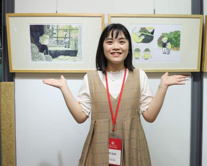 第35屆信誼幼兒文學獎頒獎典禮16日下午在台北舉行，創作者杜宛霖以關懷視障兒童作品「小威的眼睛」，獲得本屆圖畫書創作首獎。