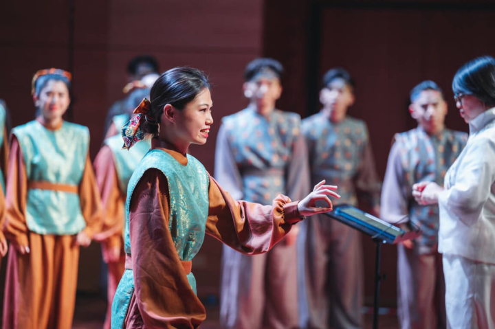 曾經留學台灣的愛韻合唱團女高音的林心樂，盼發揚大馬多元悠久的藝術文化至國際舞台，讓海外知音聽見馬來西亞豐富的文化底蘊。 （鄺濠靜提供）