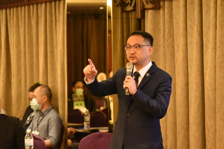 僑委會副委員長阮昭雄致詞