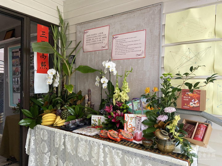 受邀在奧克蘭市政府多元文化活動中花藝展：結合農業出口第一的作物與蝴蝶蘭，表現臺灣物產豐富