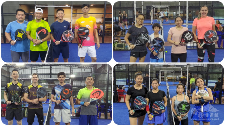 每場賽事開賽前球友們合影