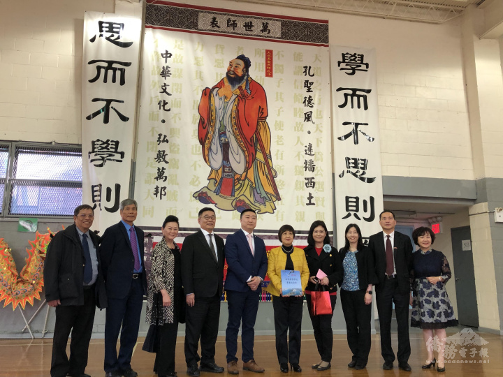 僑委會委員長徐佳青參訪紐約華僑學校