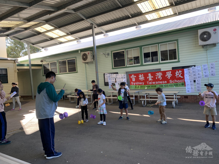 學生們熱血的投入活動