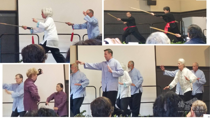 老中青學生們的精彩表演