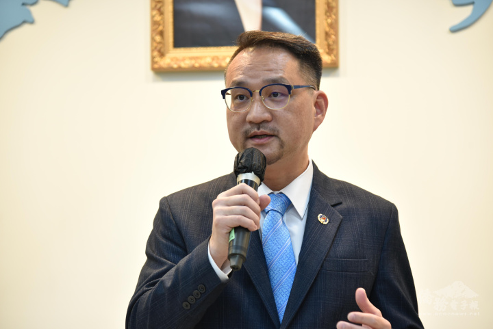 僑委會副委員長阮昭雄致詞