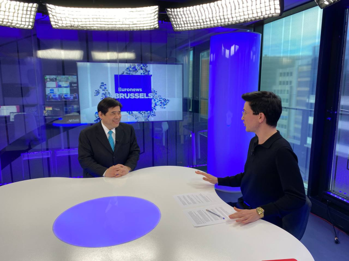 陳立國接受「歐洲新聞台」(EURONEWS)專訪 