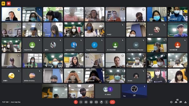 台北市中正高中與瑞典瓦薩高中(Vasaskolan)本月5日透過線上會議就兩校共推聯合國「2030 永續發展議程」永續發展目標(SDGs)交流合作計畫舉行成果發表會。(翻攝自Taiwan in Sweden臉書)