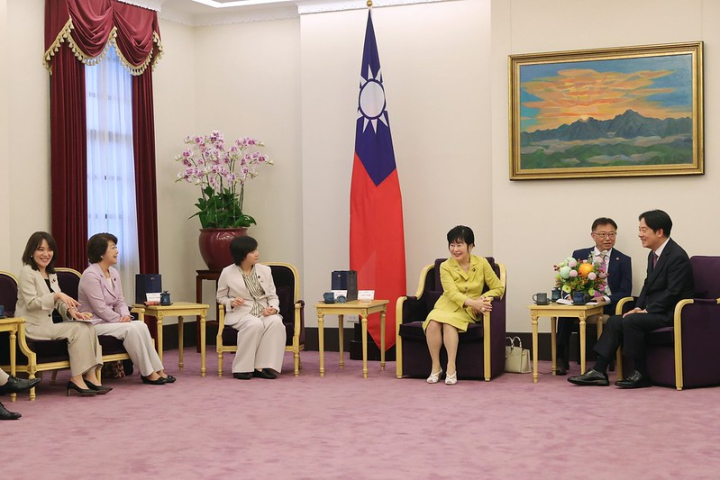 副總統接見「日本前參議院議長山東昭子參議員訪問團」