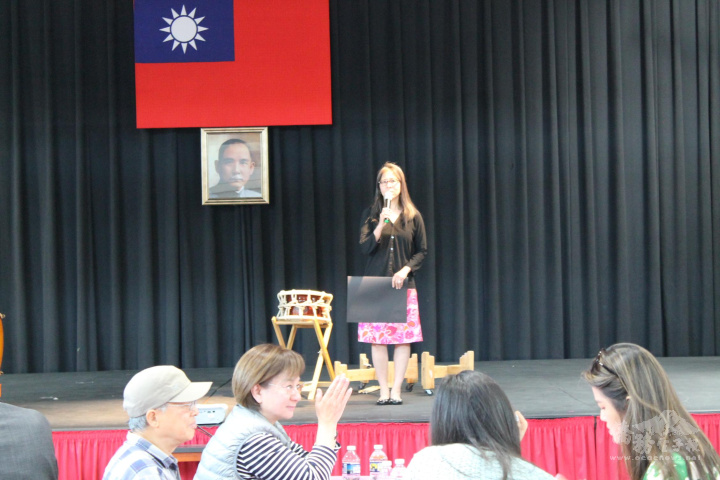 馬里蘭州亞太裔主席Christina Poy於現場致詞