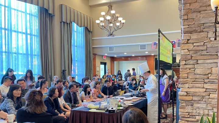 2023臺灣美食巡迴講座在僑商經營的橙縣Lake Forest Staybridge Suites 舉行