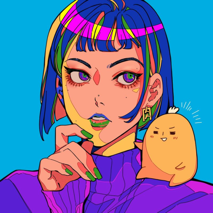 漫畫家林倩羽自畫像