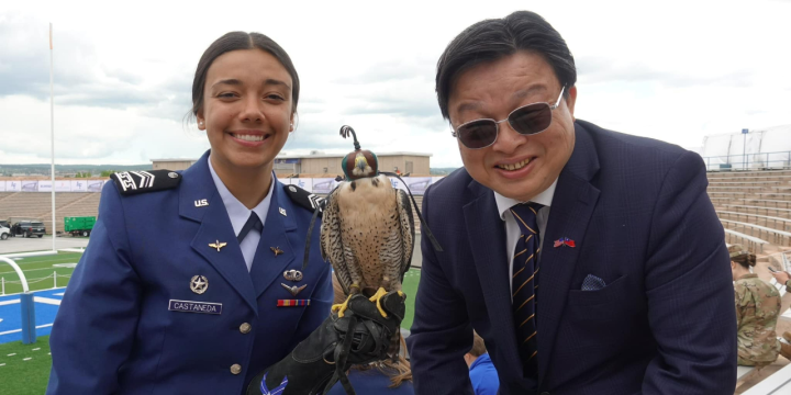 黃世昌受邀參加美國空軍官校第65屆畢業典禮