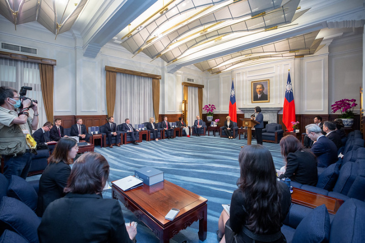 總統接見「波蘭眾議院外委會副主席芭菟煦訪團」，並致詞