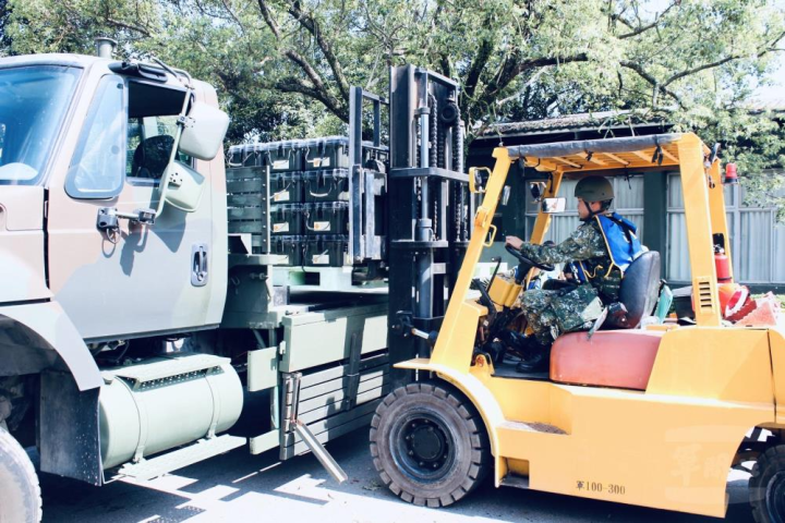 東山彈藥分庫實施年度基地普測。（東山彈藥分庫提供）