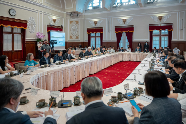 總統接見「2023全國NGOs環境會議環保團體代表」