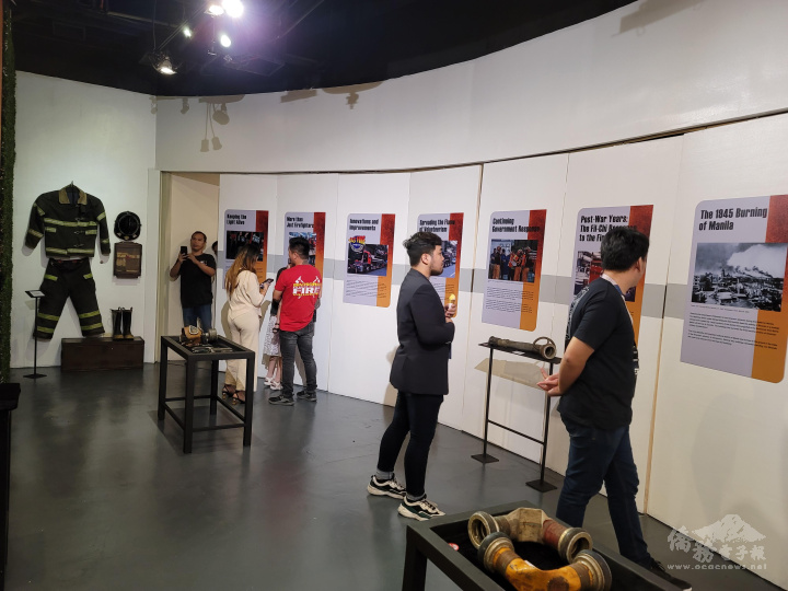 華人區博物館舉辦菲華義勇消防隊成立歷史圖片展